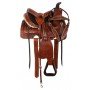 Western Youth Kids Leather Roping Miniature Saddle Tack 10