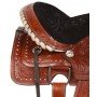 Western Youth Kids Leather Roping Miniature Saddle Tack 10
