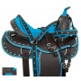 Blue Synthetic Light Weight Western Horse Saddle 15