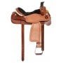 Western Ranch Roping Tooled Leather Horse Saddle 15