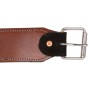 Russet Brown Cowhide Leather Western Bucking Strap Cinch