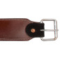 Chocolate Brown Western Leather Rear Flank Saddle Cinch