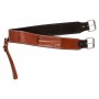 New Smooth Leather Western Saddle Back Cinch Buckle