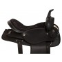 Black Cordura Western Pleasure Horse Saddle Tack 15 18