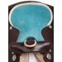 12" Turquoise Western Leather Barrel Racing Youth Saddle