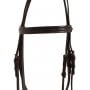 Walnut Brown English Eventing AP Leather Bridle Reins