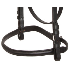 10913 Black All Purpose English Eventing Leather Bridle Reins Set