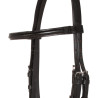Black All Purpose English Eventing Leather Bridle Reins Set