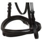 Black Jumping AP English Leather Horse Bridle Reins