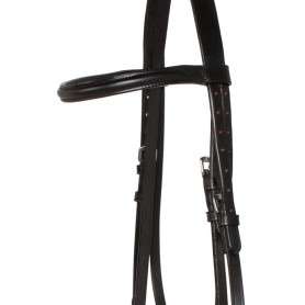 10914 Black Jumping AP English Leather Horse Bridle Reins