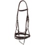 Brown Eventing English Leather Show Horse Bridle Set