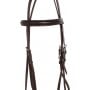 Dark Brown English Leather AP Horse Bridle Tack Set