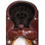 Mahogany Western Leather Pleasure Trail Horse Saddle 16