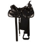 Black Durable Western Cordura Horse Saddle Tack 15