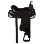Black Durable Western Cordura Horse Saddle Tack 15
