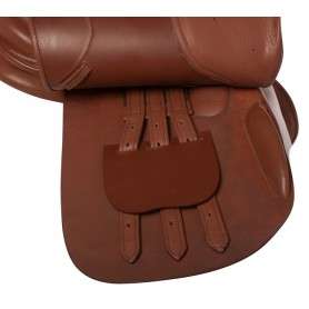10969 Tan All Purpose Premium English Leather Horse Saddle 16"