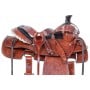 Classic Tooled Western Roping Ranch Horse Saddle Tack 15