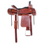 Western Cowboy Ranch Roper Leather Horse Saddle Tack 15