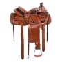Chestnut Western Ranch Roping Trail Horse Saddle 16