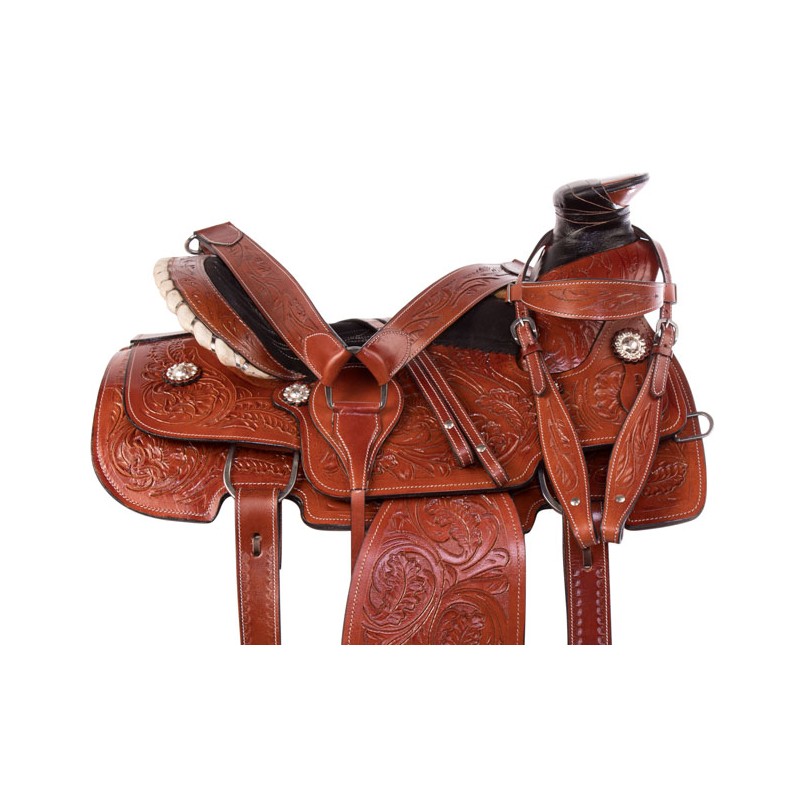 A Fork Premium Western Roping Ranch Horse Saddle 15