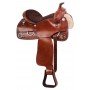 Hand Tooled Western Leather Training Trail Horse Saddle Tack Set
