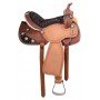 Crystal Pro Western Leather Barrel Racing Horse Saddle Tack Set