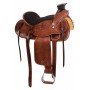 Classic Tooled Western Leather Comfy Roping Ranch Wade Tree Horse Saddle Tack