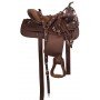 Texas Star Light Weight Brown Synthetic Western Pleasure Horse Saddle Tack