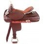 Brand new 16 RAW HIDE DECORATED western saddle
