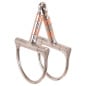 D-Ring Copper Roller Stainless Steel Snaffle Horse Bit