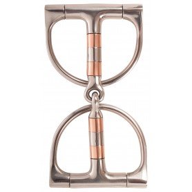 A1761 D-Ring Copper Roller Stainless Steel Snaffle Horse Bit