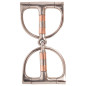 D-Ring Copper Roller Stainless Steel Snaffle Horse Bit