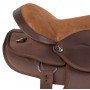 Light Weight Brown Gaited Western Synthetic Pleasure Trail Horse Saddle Tack