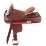 Brand new 16 RAW HIDE DECORATED western saddle