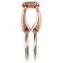 French Link Copper Mouth Loose Ring Snaffle Bit