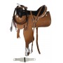 Light Weight Trail Leather Saddle W Tack 16 17