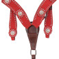 Crystal Show Western Barrel Racing Rodeo Leather Horse Tack Set