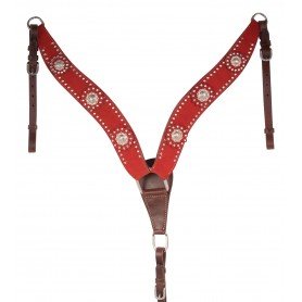 11056 Crystal Show Western Barrel Racing Rodeo Leather Horse Tack Set