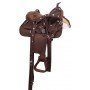 Brown Synthetic Western Youth Kid Seat Quarter Horse Saddle Tack
