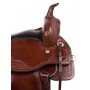 Comfy Cush Seat Western Leather Pleasure Trail Horse Saddle Tack Set