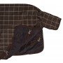 Brown Plaid Waterproof 1200D 350g Fill Heavy Weight Turnout Winter Horse Blanket