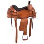 Premium Hand Carved Western Roping Ranch Work Leather Horse Saddle Tack Set