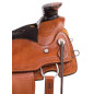 Cattle Work Chestnut Wade Tree Roping Ranch Premium Leather Horse Saddle Tack Set