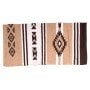 Beautiful Aztec Tan New Zealand Wool Western Saddle Blanket 32x32
