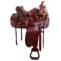 Classic Western Trail Endurance Leather Tooled Horse Saddle Tack Package