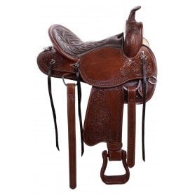 110830 Deep Seat Western Endurance Premium Leather Horse Saddle Tack Package