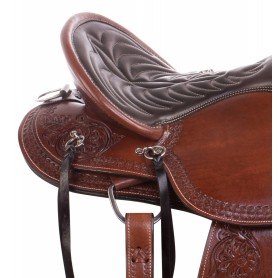 110830 Deep Seat Western Endurance Premium Leather Horse Saddle Tack Package