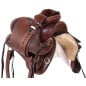 Deep Seat Western Endurance Premium Leather Horse Saddle Tack Package