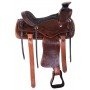 Antique Wade Tree Ranch Work Western Roping Leather Horse Saddle Tack Set