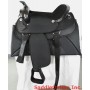 10 Western Black Cordura Full Horse Saddle with Kids Seat